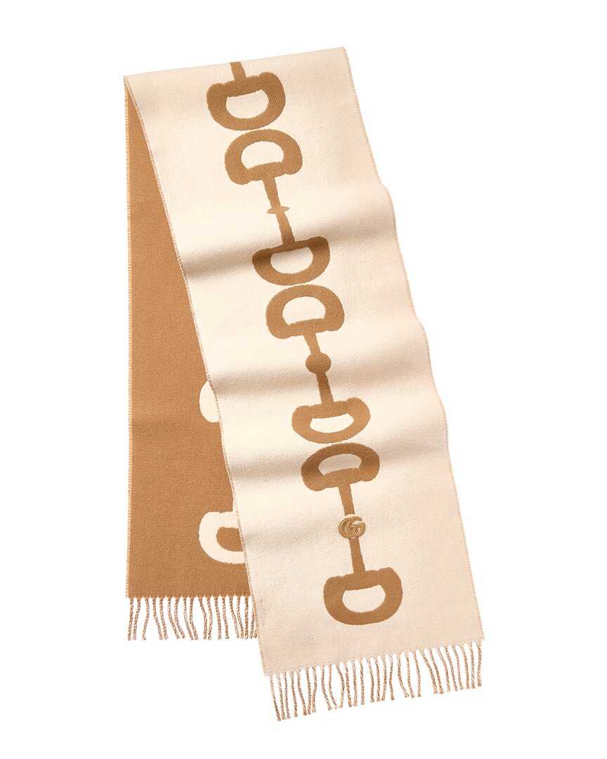 Gucci Wool & Cashmere-Blend Scarf