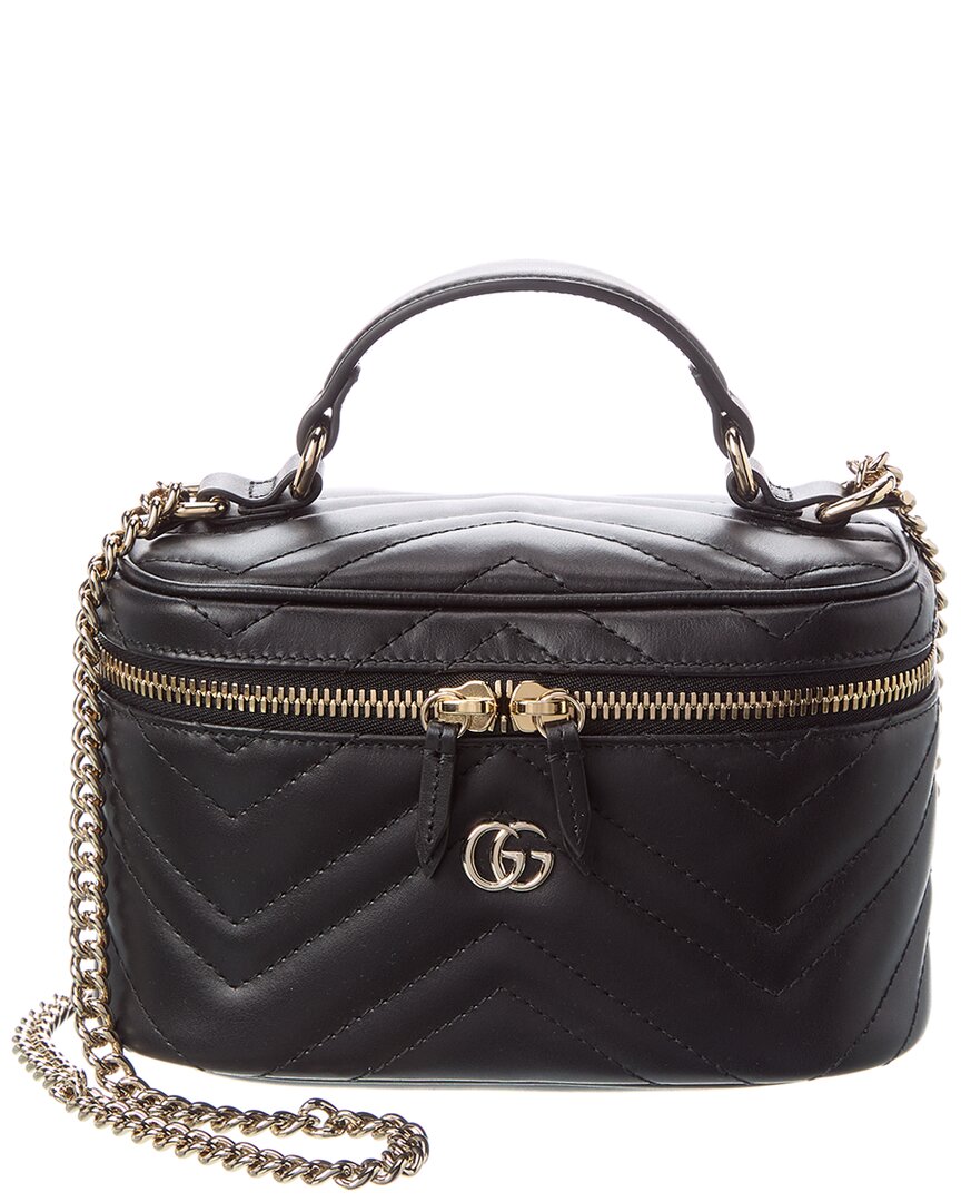 Gucci Gg Marmont Mini Leather Vanity Bag