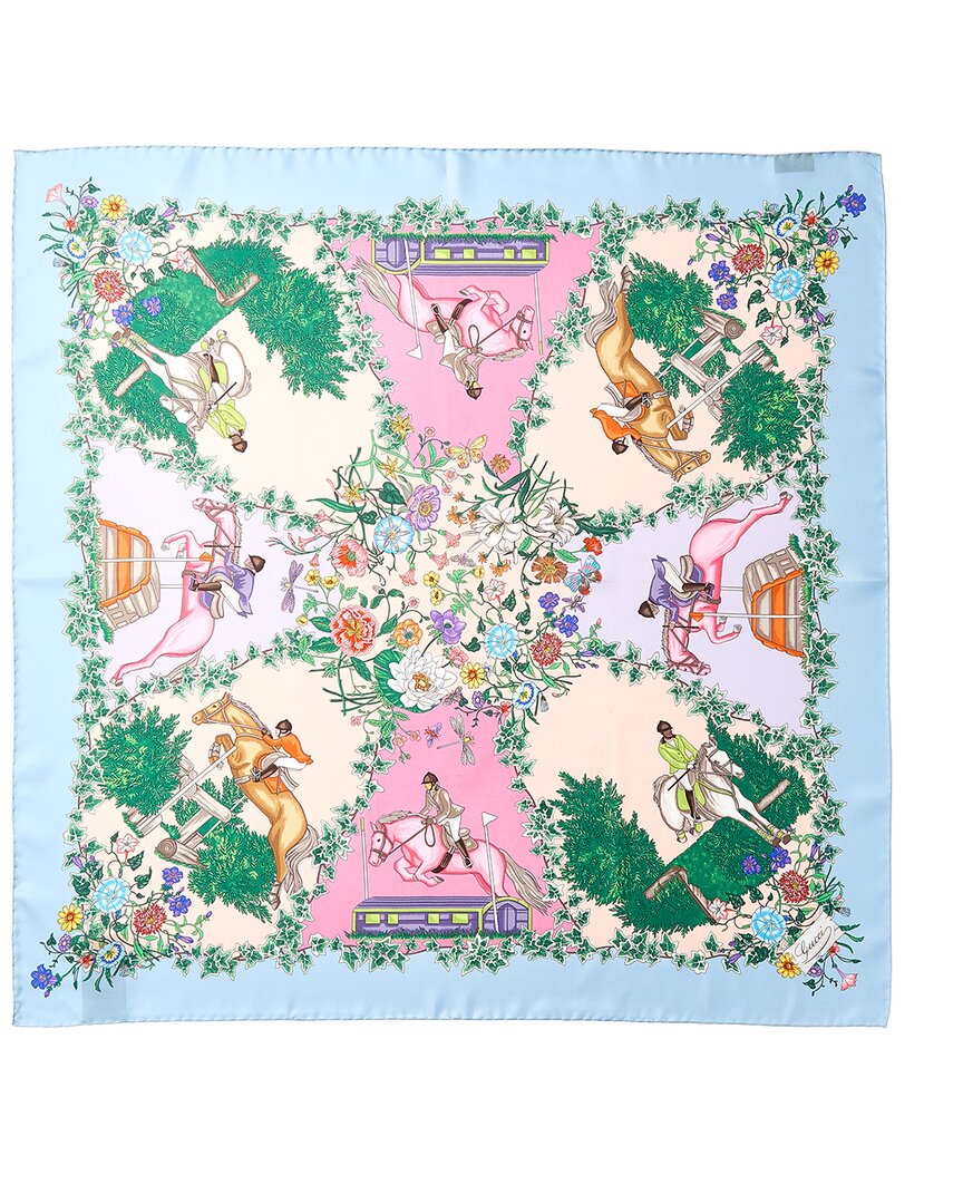 Gucci Printed Silk Scarf