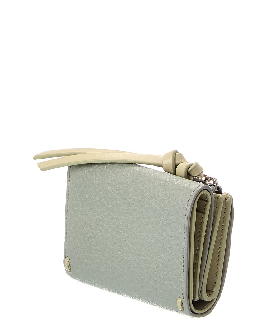 Fendi Peekaboo Micro Leather Trifold Wallet