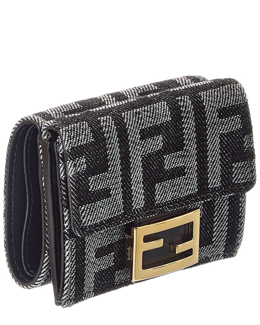 Fendi Baguette Micro Leather Card Case