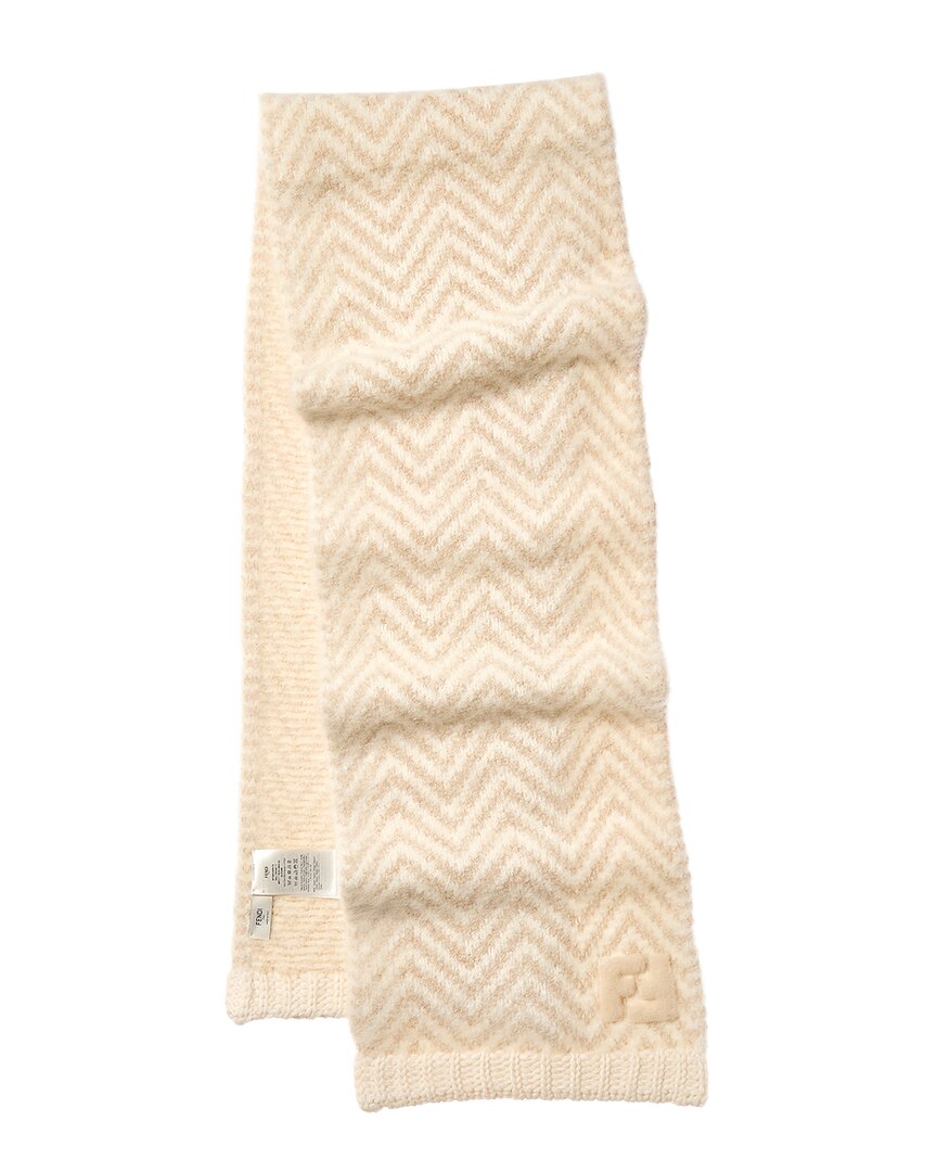 Fendi Ff Alpaca & Wool-Blend Scarf