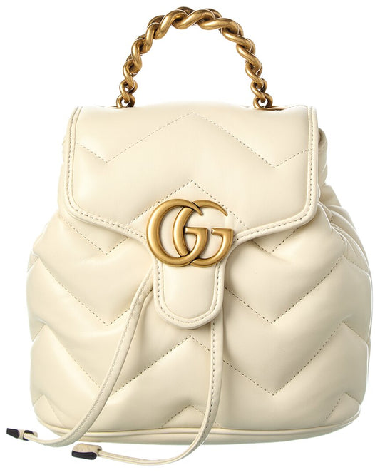 Gucci Gg Marmont Matelasse Leather Backpack
