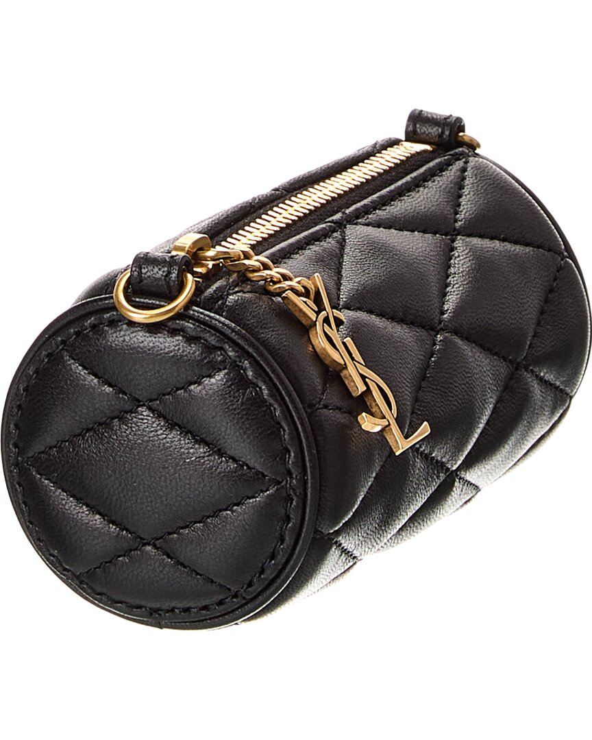 Saint Laurent Micro Sade Tube Leather Crossbody