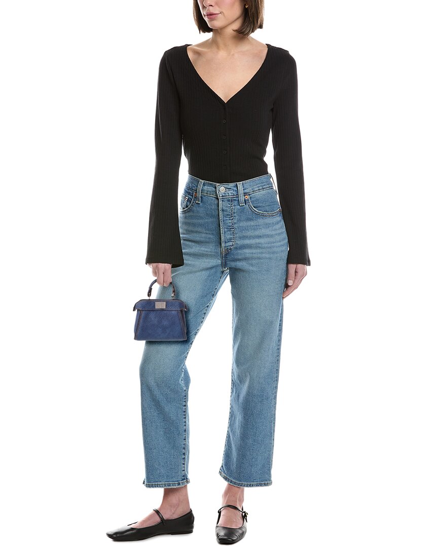 Fendi Nano Peekaboo Leather Clutch