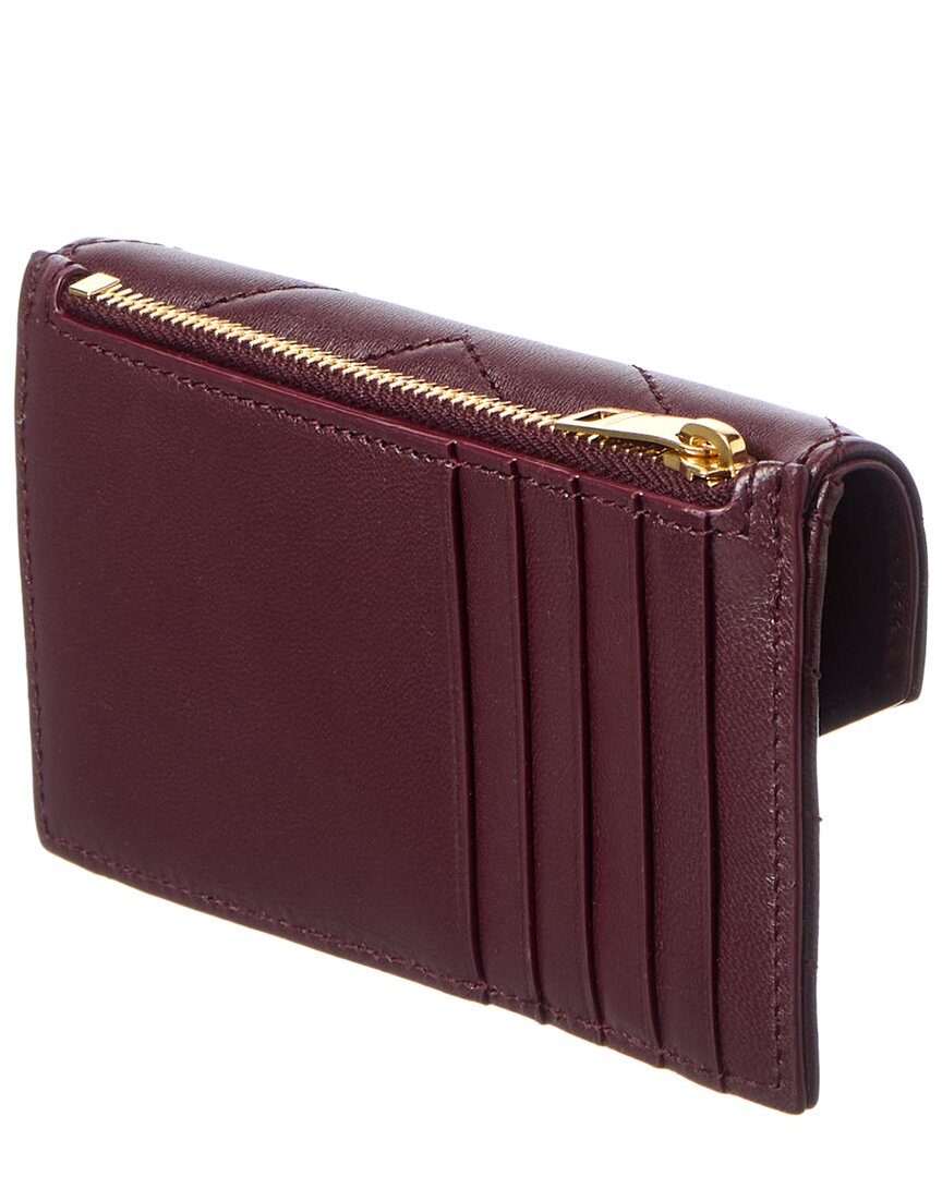 Saint Laurent Cassandre Leather Card Case