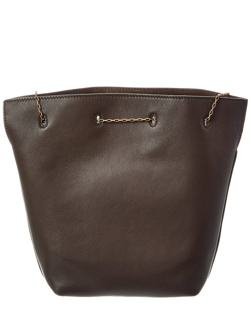 Saint Laurent Pochon Leather Crossbody