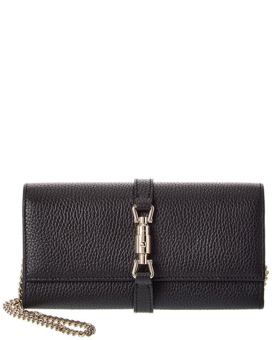 Gucci Jackie 1961 Leather Wallet On Chain