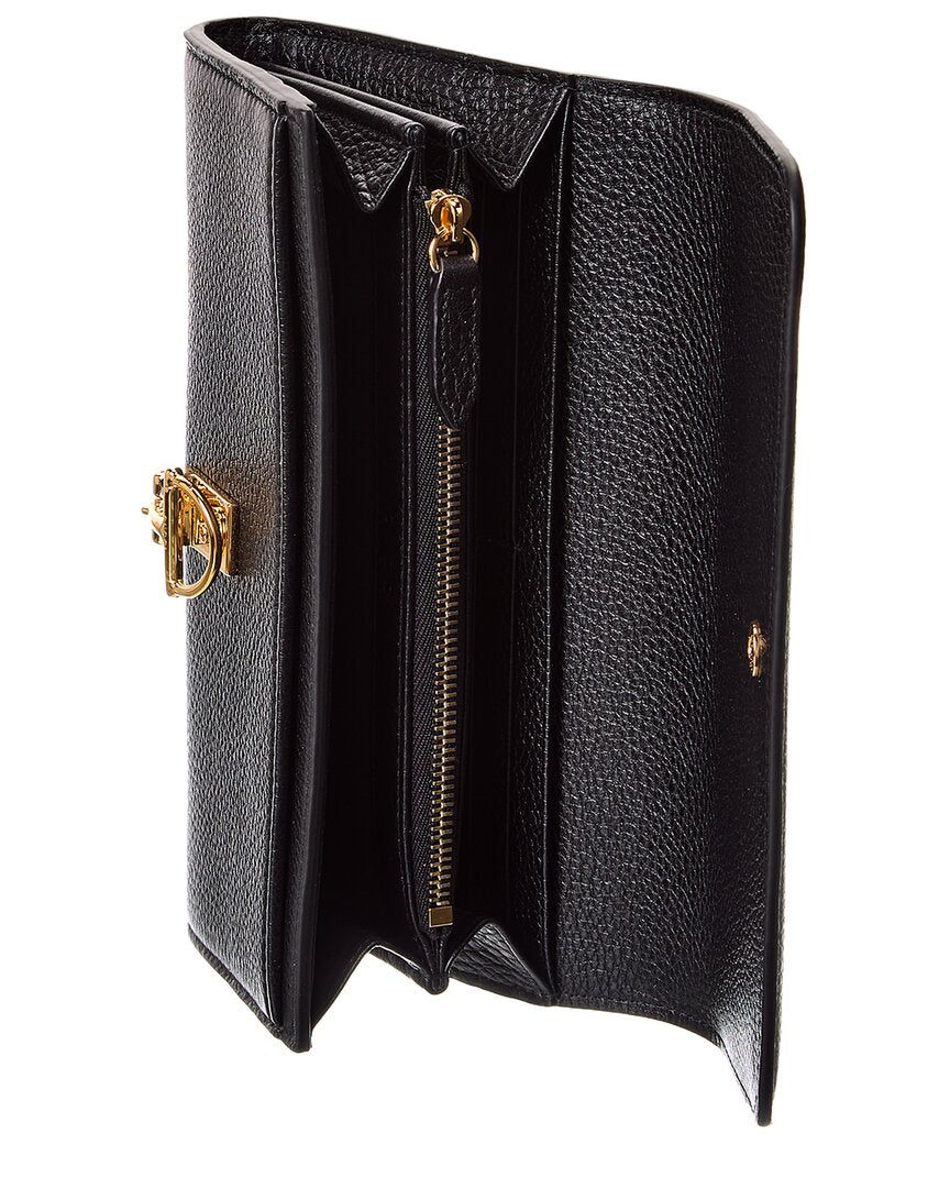 Gucci Softbit Leather Continental Wallet