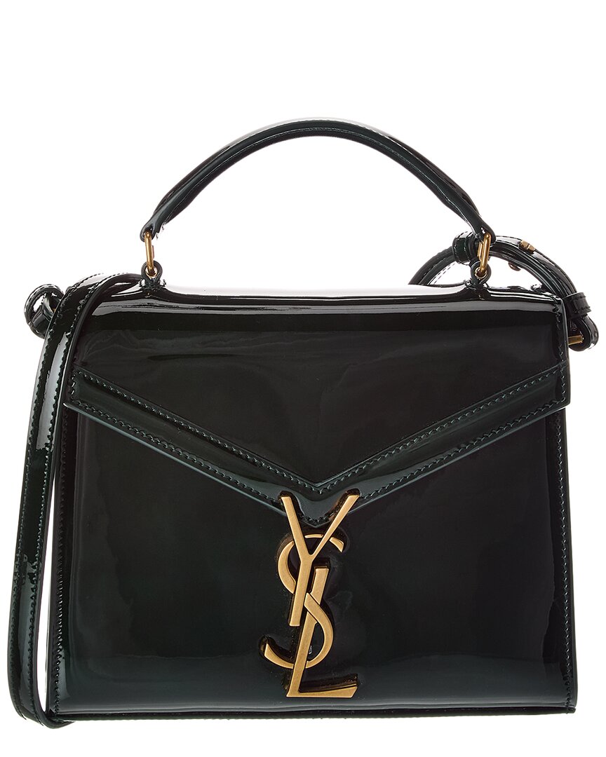 Saint Laurent Cassandra Mini Patent Shoulder Bag