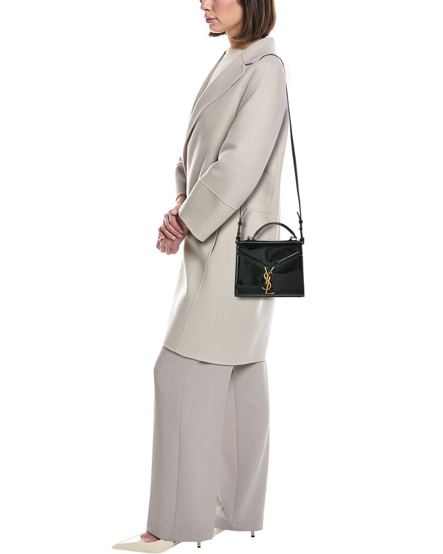 Saint Laurent Cassandra Mini Patent Shoulder Bag
