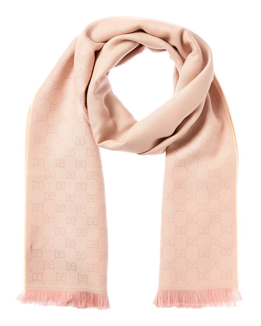 Gucci Gg Wool Scarf