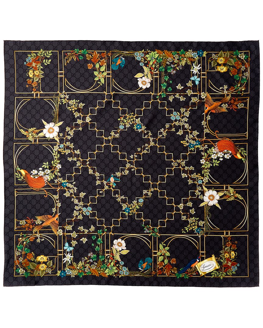Gucci Printed Silk Scarf