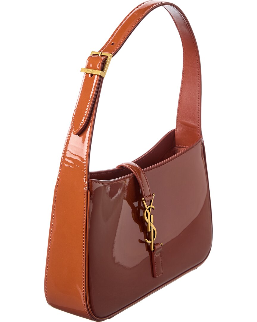 Saint Laurent Le 5 A 7 Patent Hobo Bag