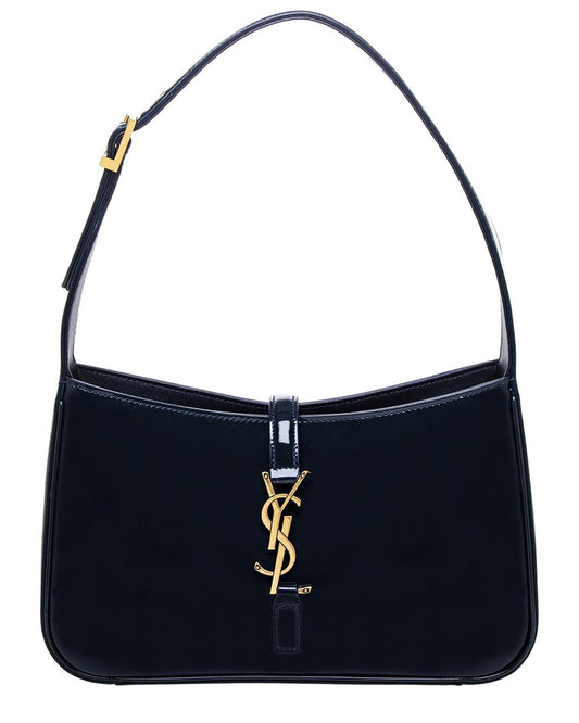 Saint Laurent Le 5 A 7 Patent Hobo Bag