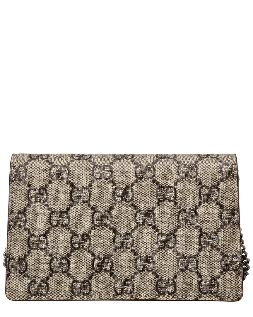 Gucci Dionysus Mini Gg Supreme Canvas & Suede Vrossbody