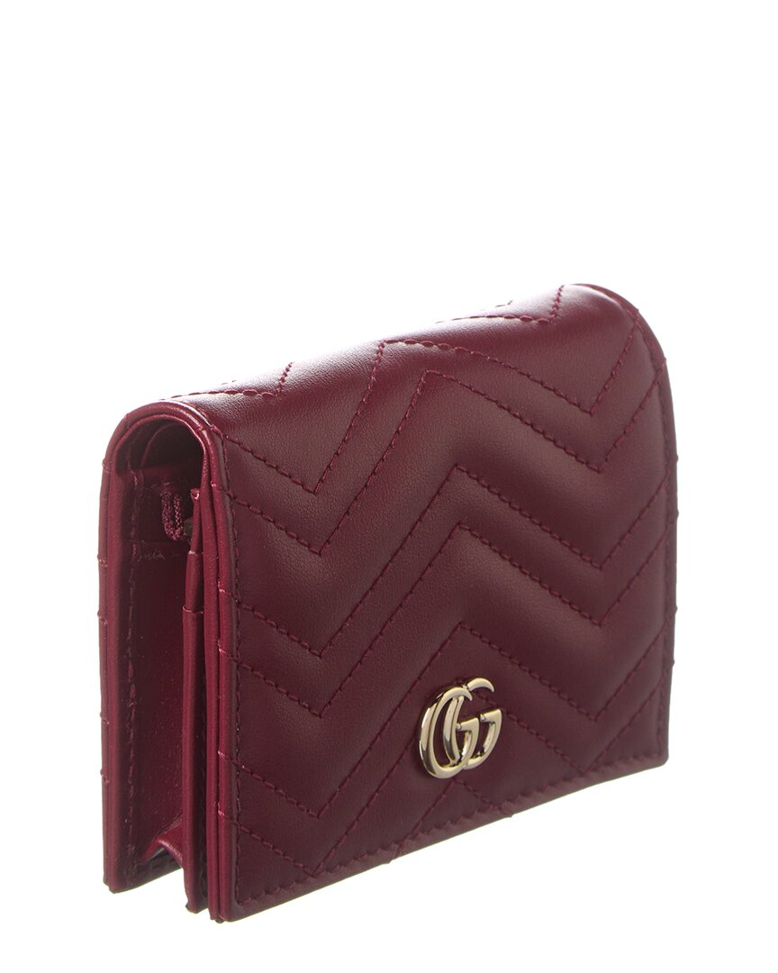 Gucci Gg Marmont Leather Card Case