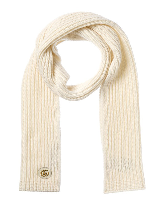 Gucci Gg Wool & Cashmere-Blend Scarf