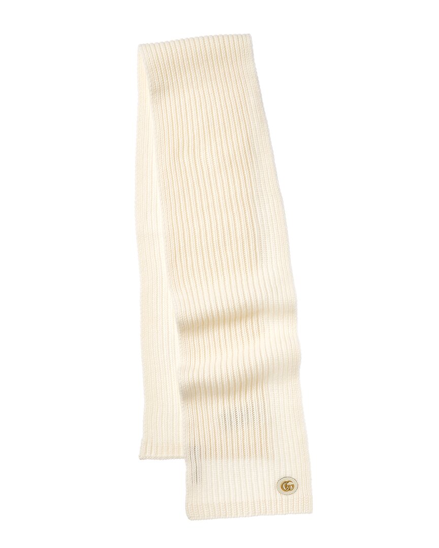 Gucci Gg Wool & Cashmere-Blend Scarf