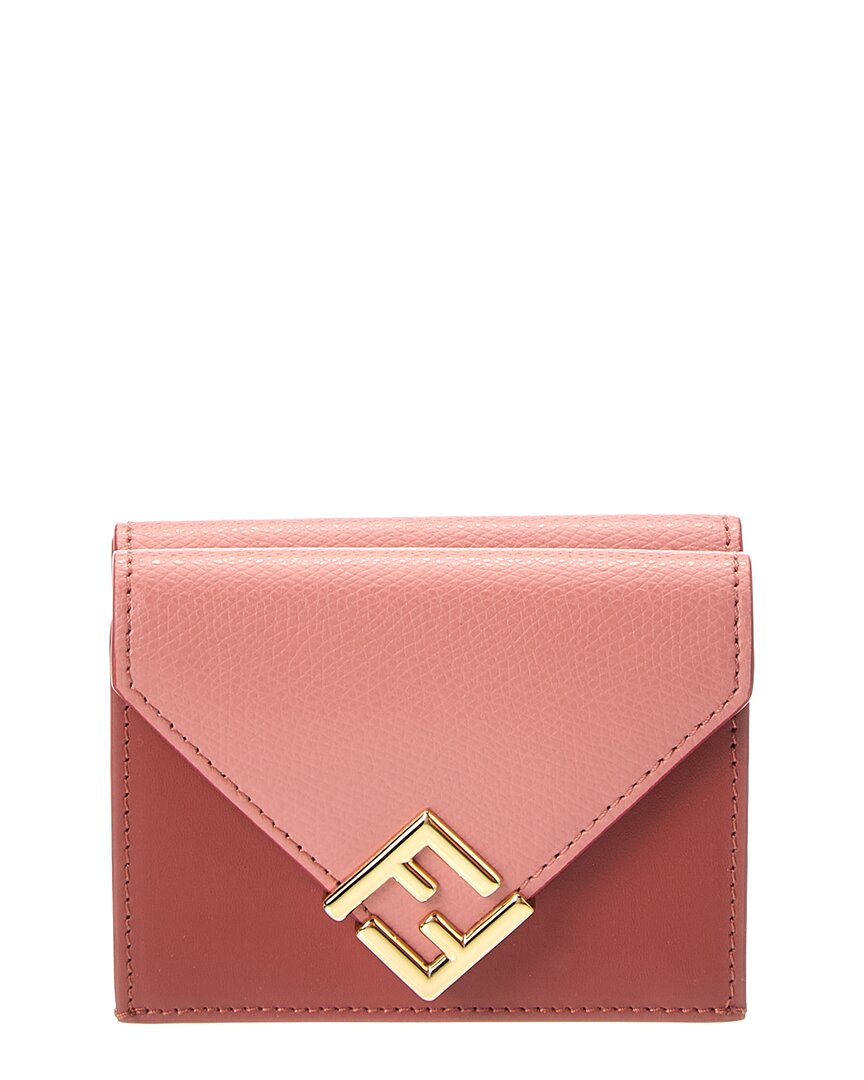 Fendi Ff Diamonds Leather Wallet
