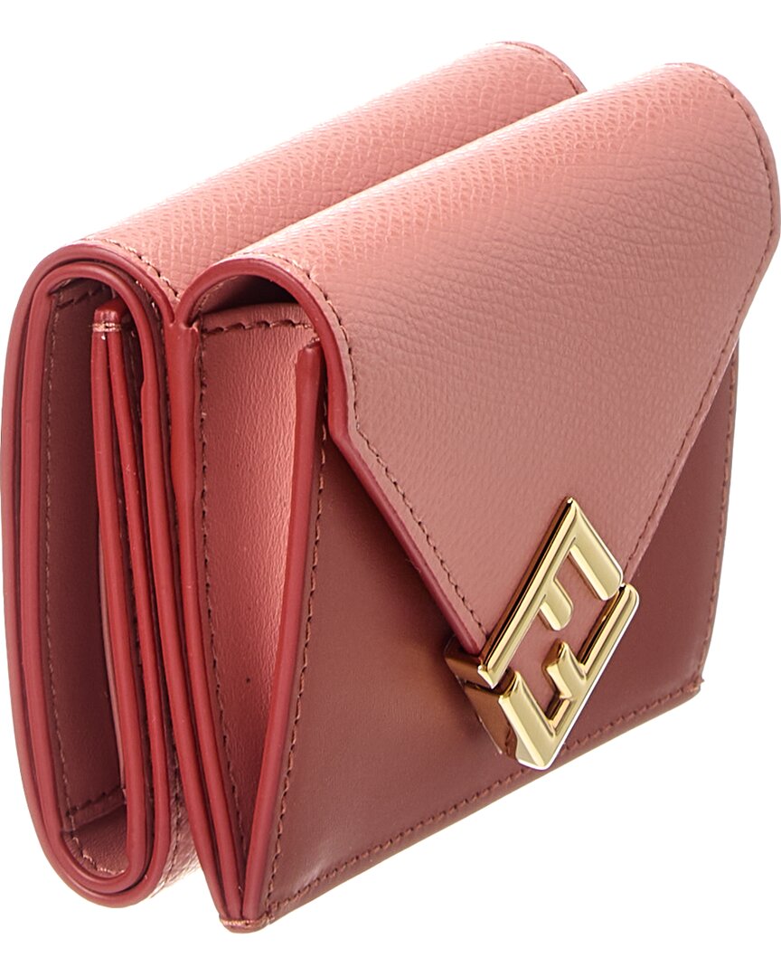 Fendi Ff Diamonds Leather Wallet