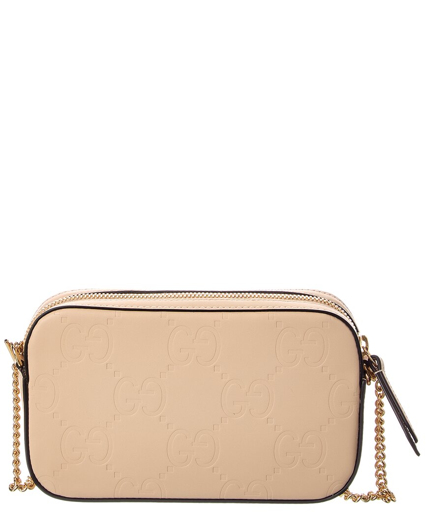 Gucci Gg Super Mini Leather Crossbody