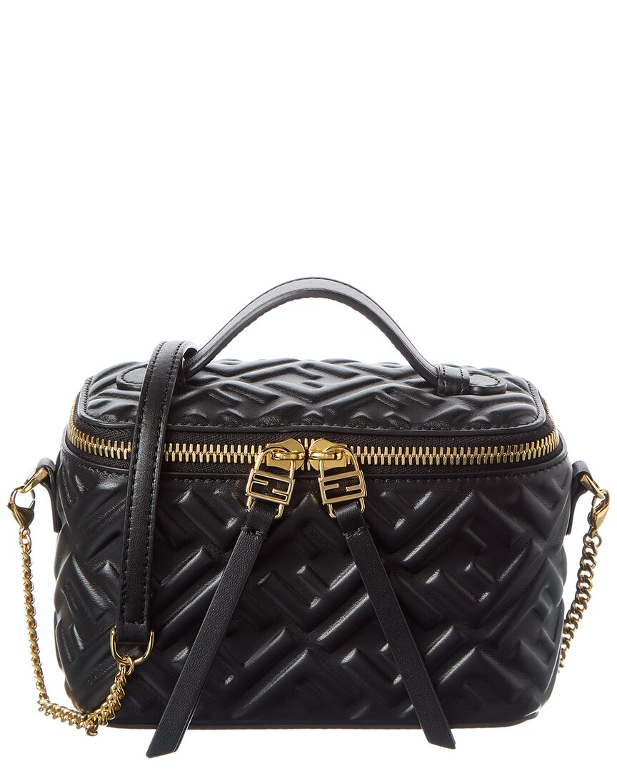 Fendi Ff Leather Vanity Case