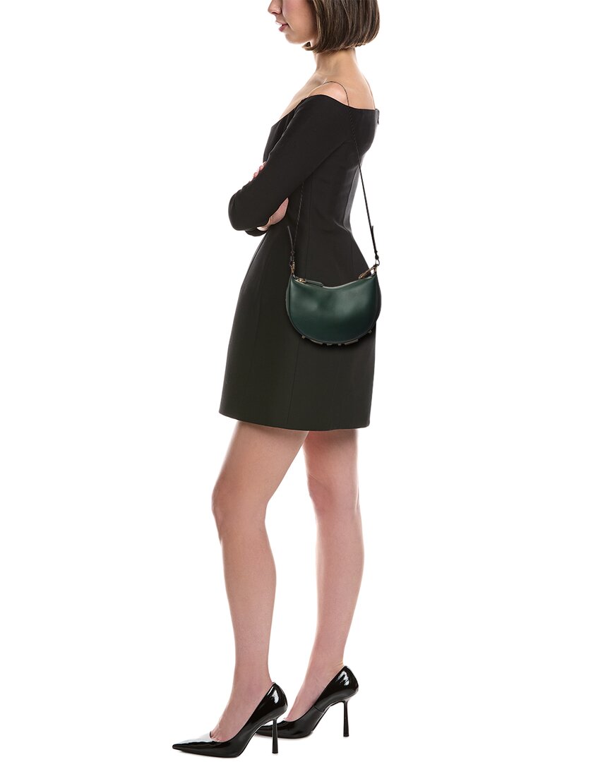 Fendi Fendigraphy Mini Leather Hobo Bag