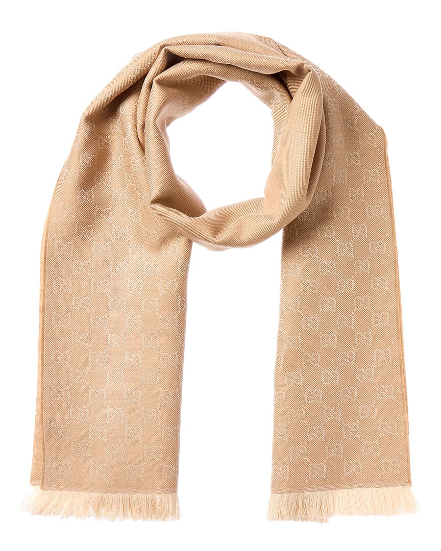 Gucci Gg Wool Scarf