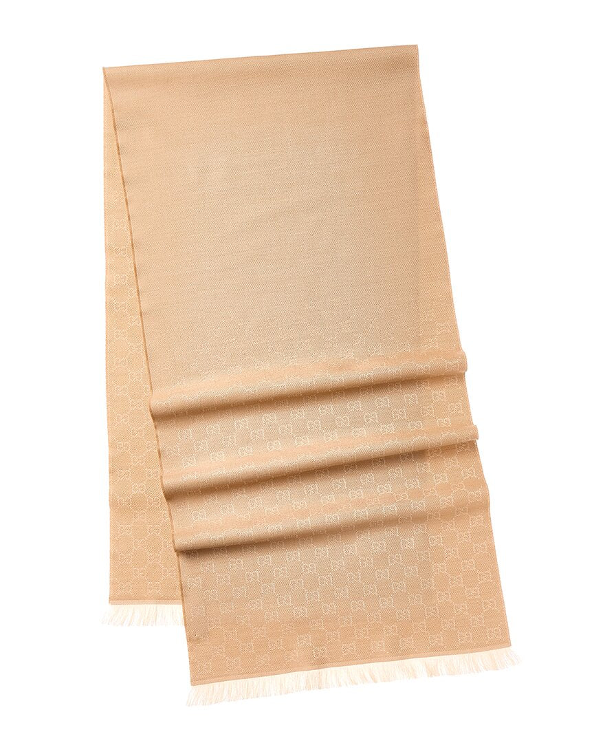 Gucci Gg Wool Scarf