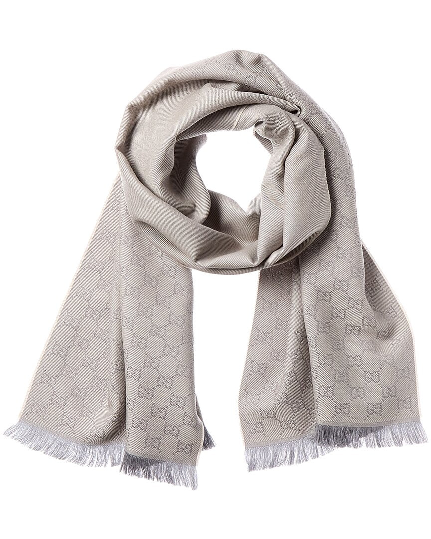 Gucci Gg Wool Scarf