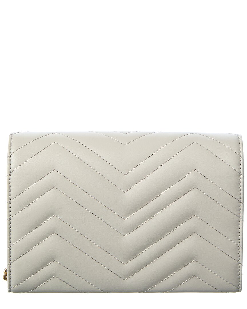 Gucci Gg Marmont Matelasse Leather Wallet On Chain