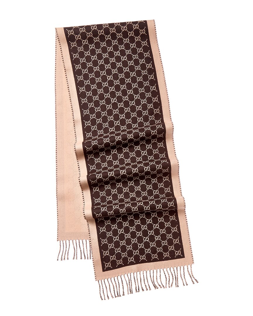 Gucci Gg Wool Scarf