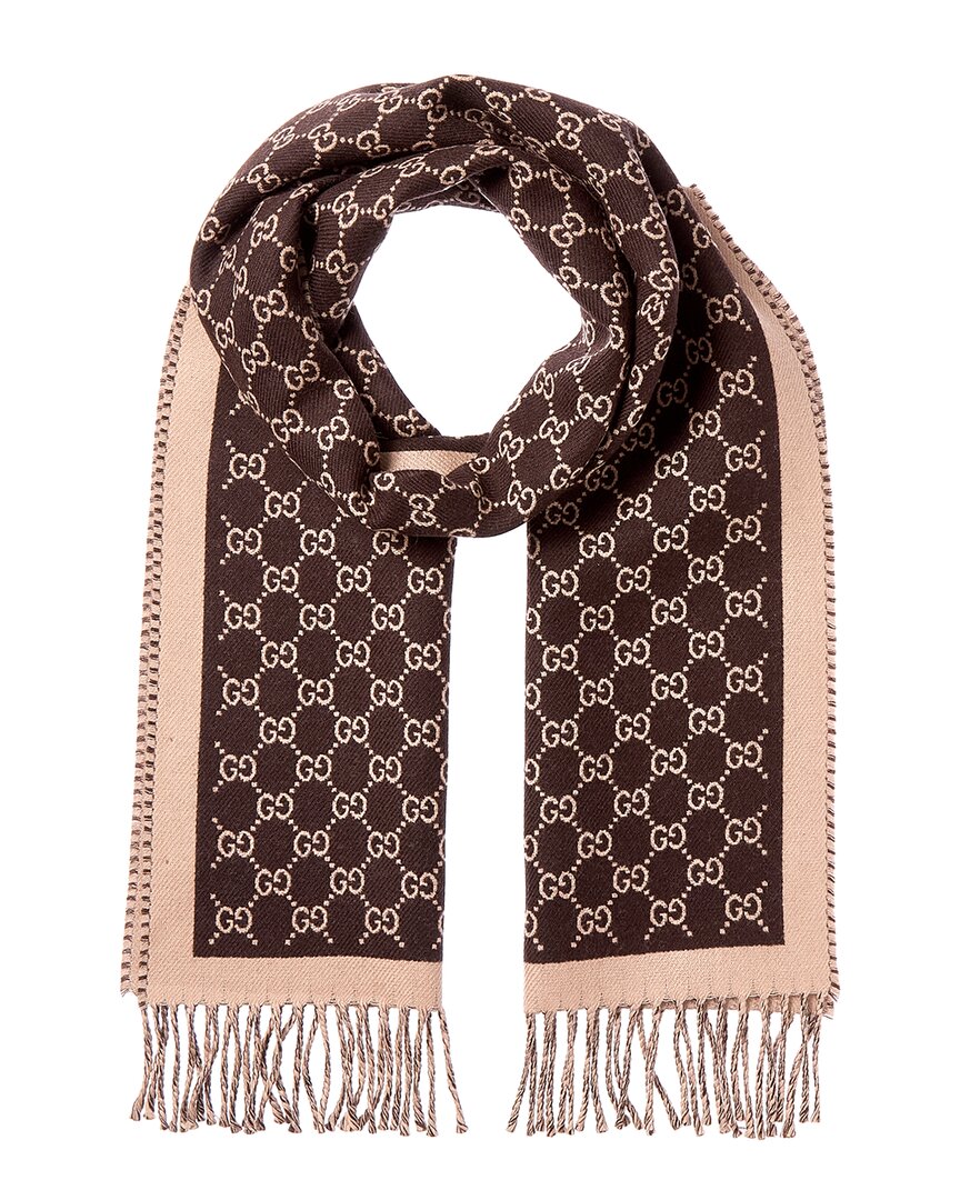 Gucci Gg Wool Scarf