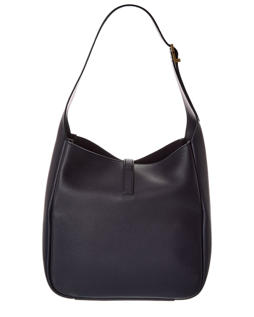 Saint Laurent Le 5 A 7 Small Leather Hobo Bag