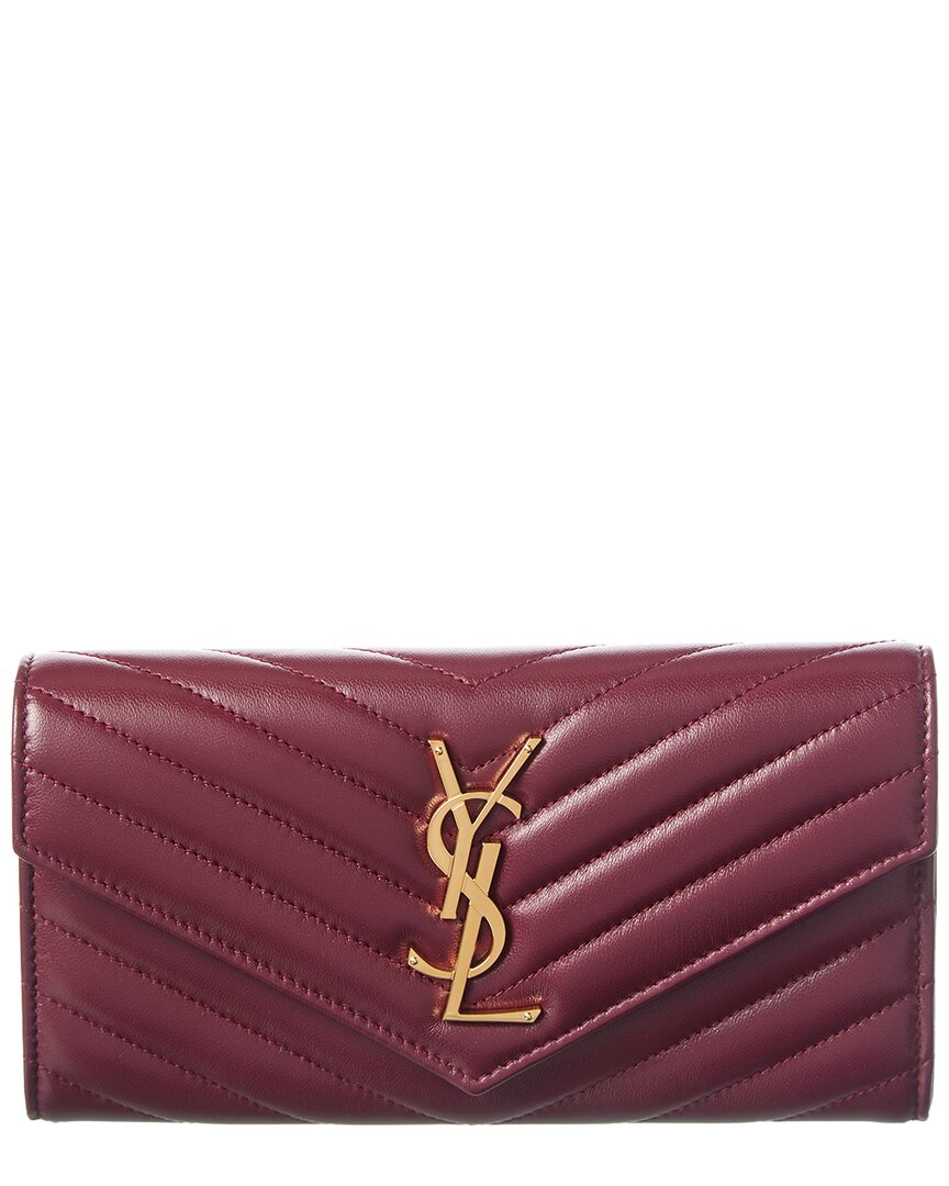 Saint Laurent Cassandre Matelasse Leather Wallet