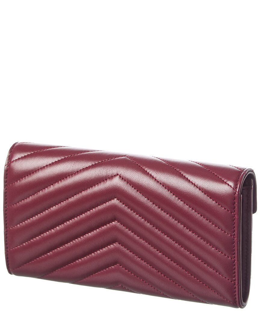 Saint Laurent Cassandre Matelasse Leather Wallet
