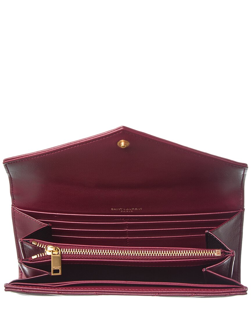 Saint Laurent Cassandre Matelasse Leather Wallet