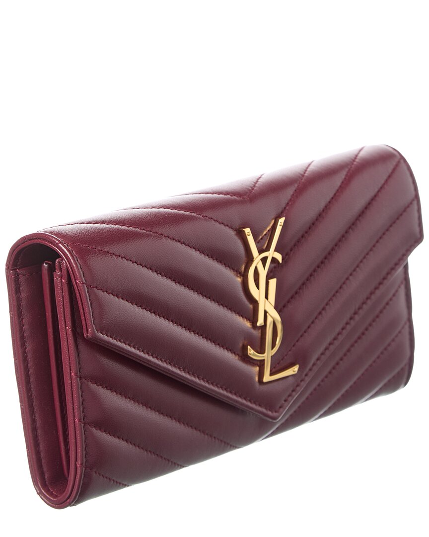 Saint Laurent Cassandre Matelasse Leather Wallet