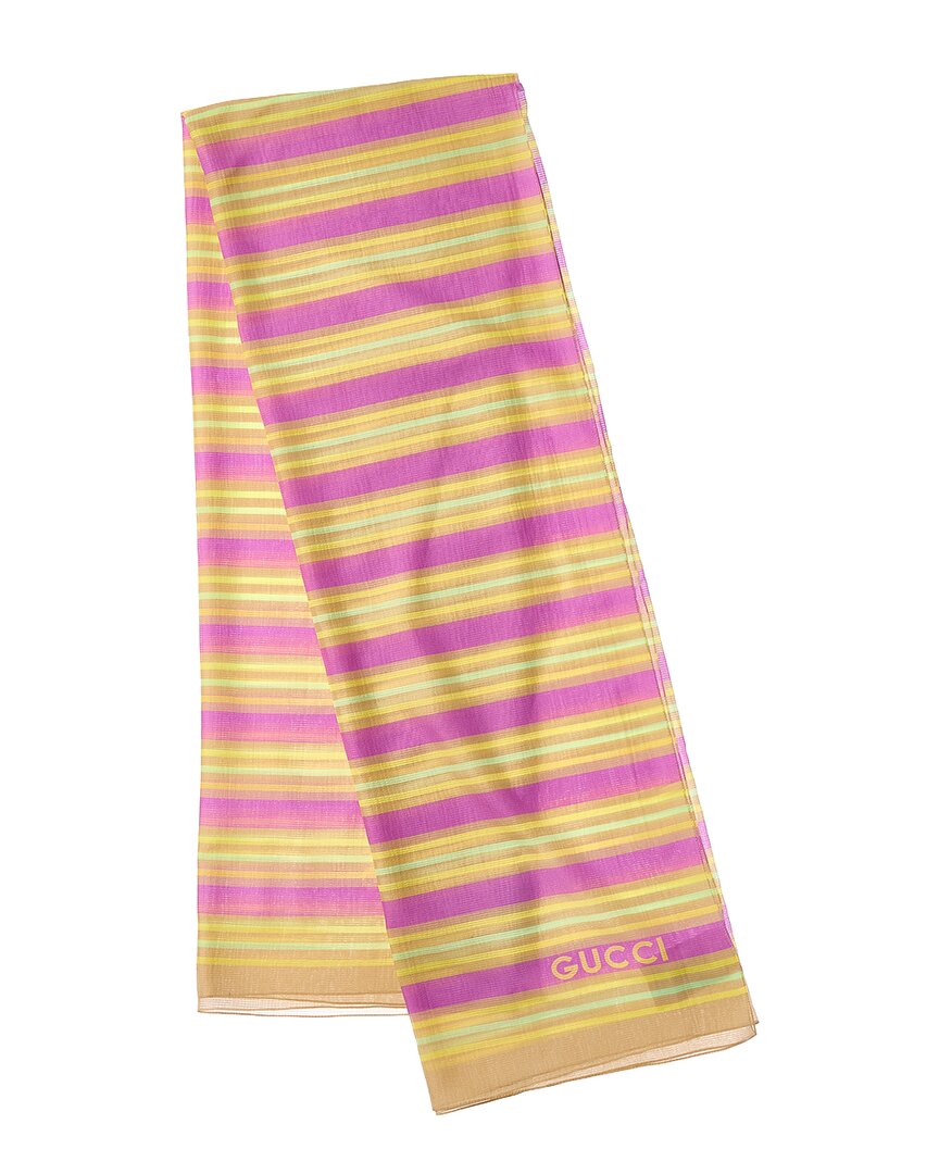 Gucci Silk-Blend Scarf