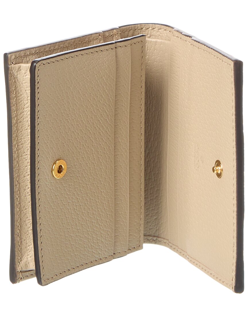 Gucci Ophidia Gg Supreme Canvas & Leather Card Case
