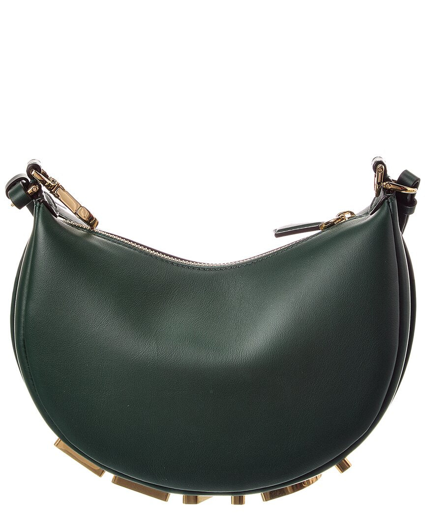Fendi Fendigraphy Mini Leather Hobo Bag