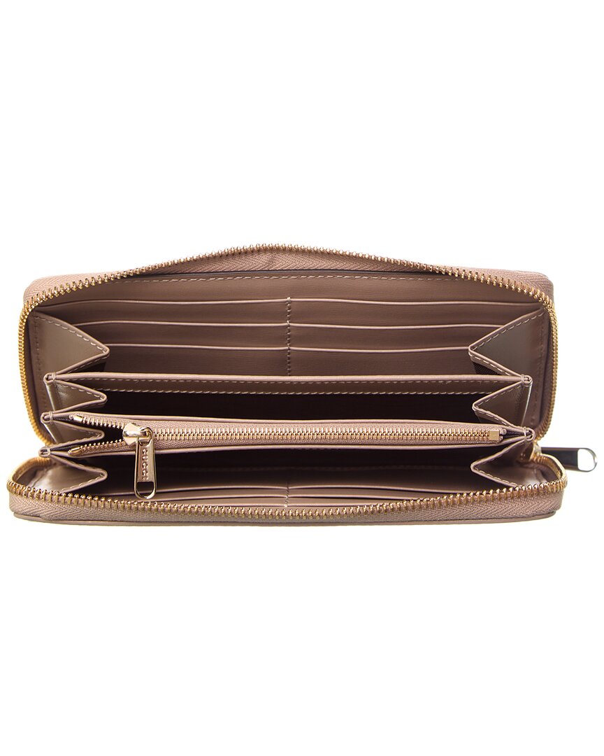 Gucci Gg Shadow Canvas & Leather Zip Around Wallet