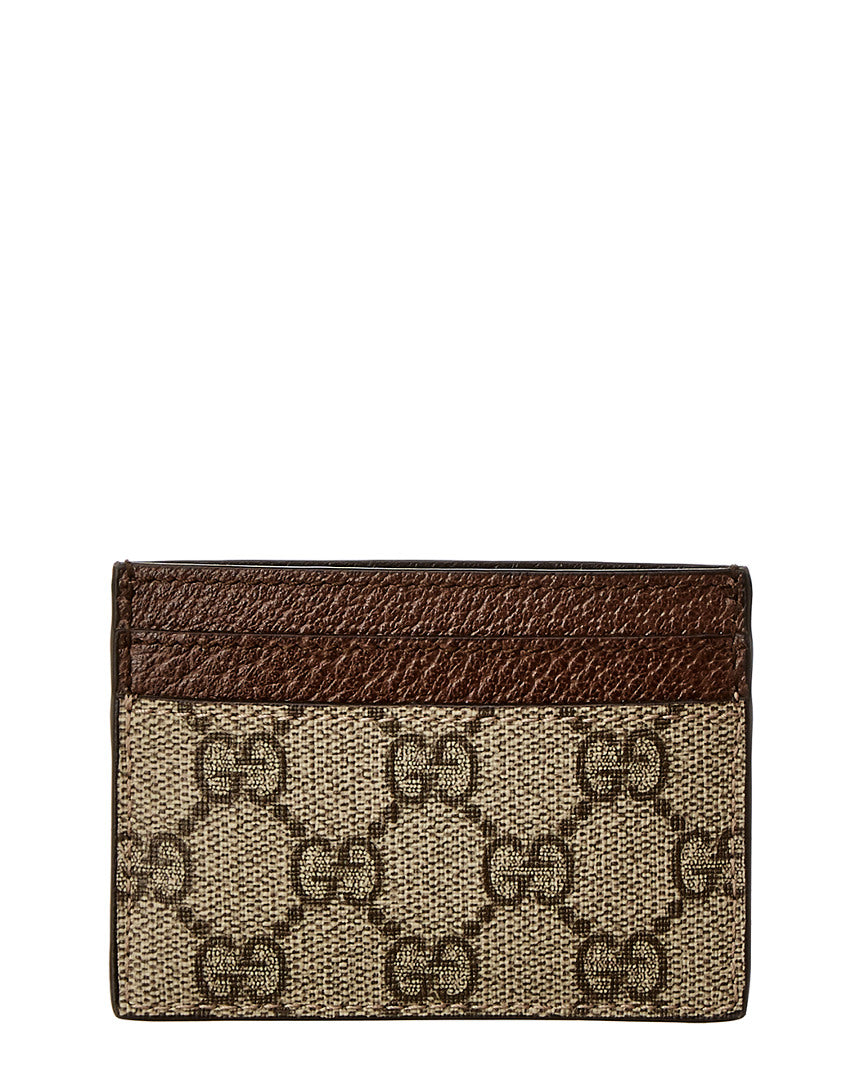 Gucci Ophidia Gg Leather Card Case