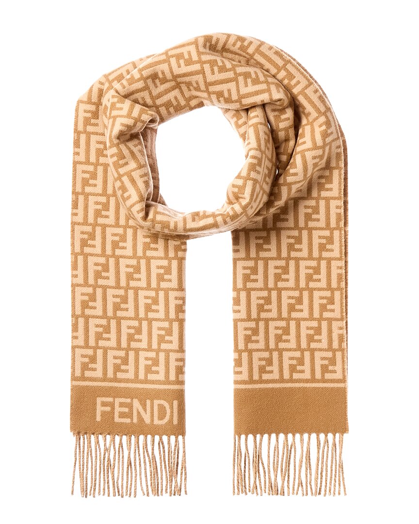 Fendi Ff Wool & Cashmere-Blend Scarf
