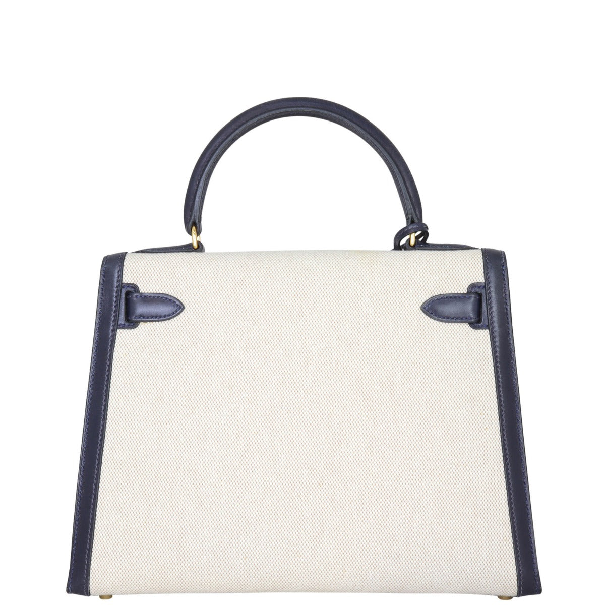 Hermes Kelly 28 Sellier Toile and Box