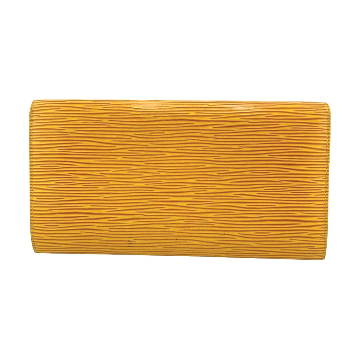 LOUIS VUITTON Long Wallet Purse ï¼­63579 Epi Leather yellow Epi Porto MonÃ© Credit