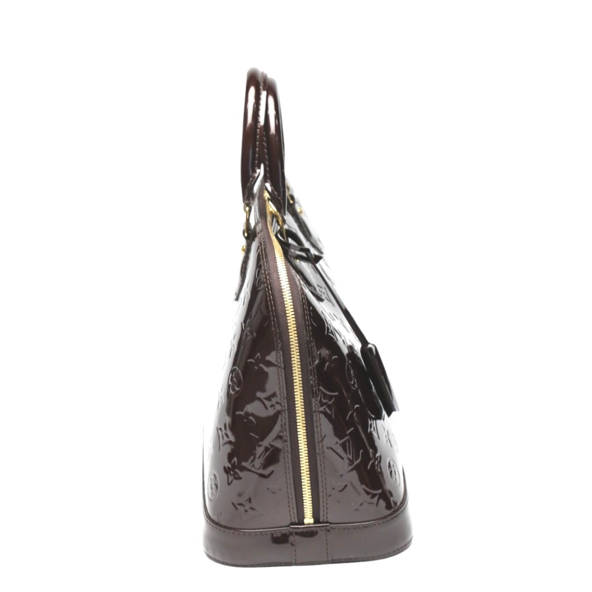 LOUIS VUITTON Handbag M91611 Monogram Vernis wine-red Vernis Alma PM