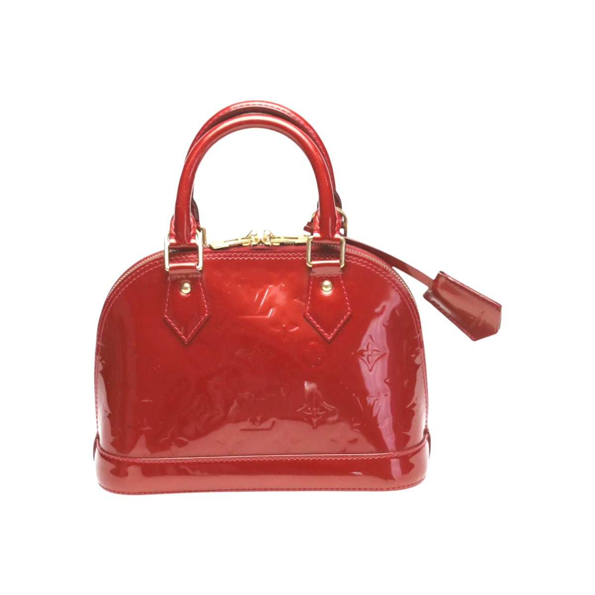 LOUIS VUITTON Handbag M90174 Monogram Vernis Red 2WAY bag Monogram Alma BB Women
