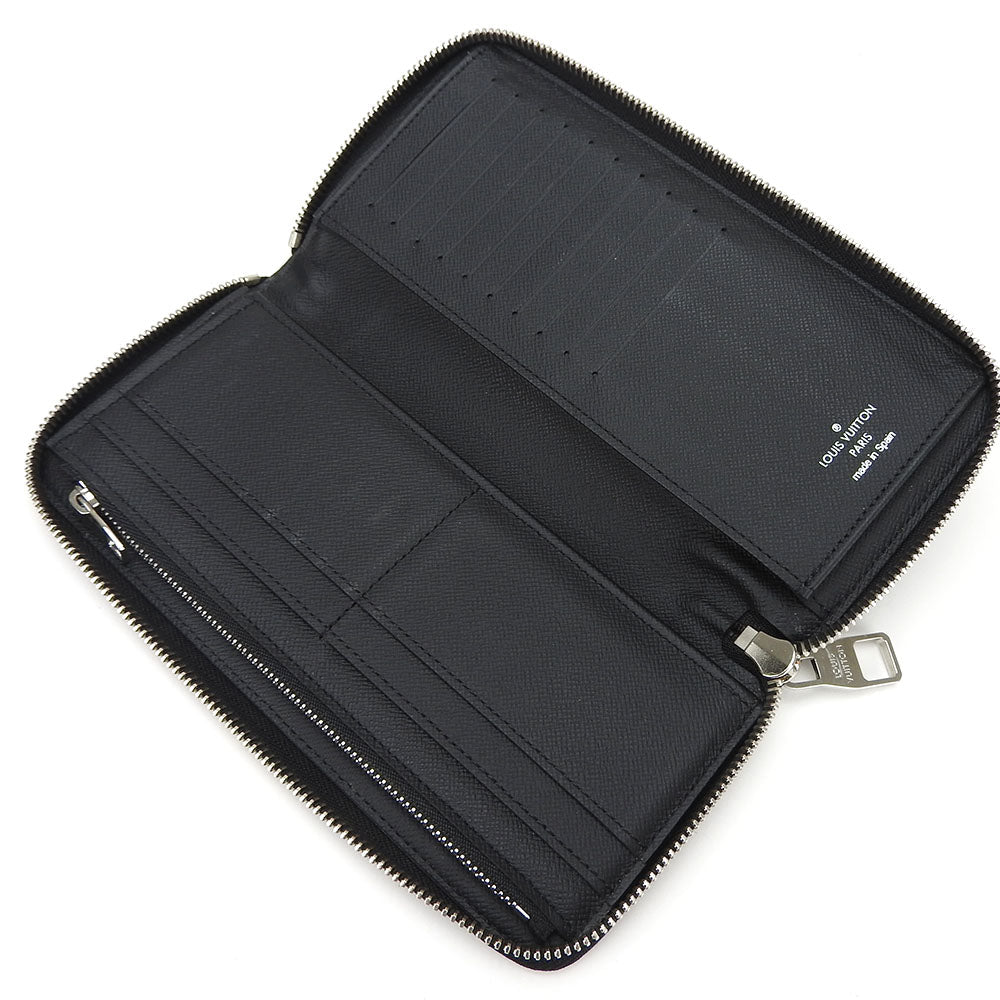 LOUIS VUITTON Long Wallet Purse N63095 Damier Grafitte black Damier Graphite Zippy wallet Ã£ÂÂ» Vertical